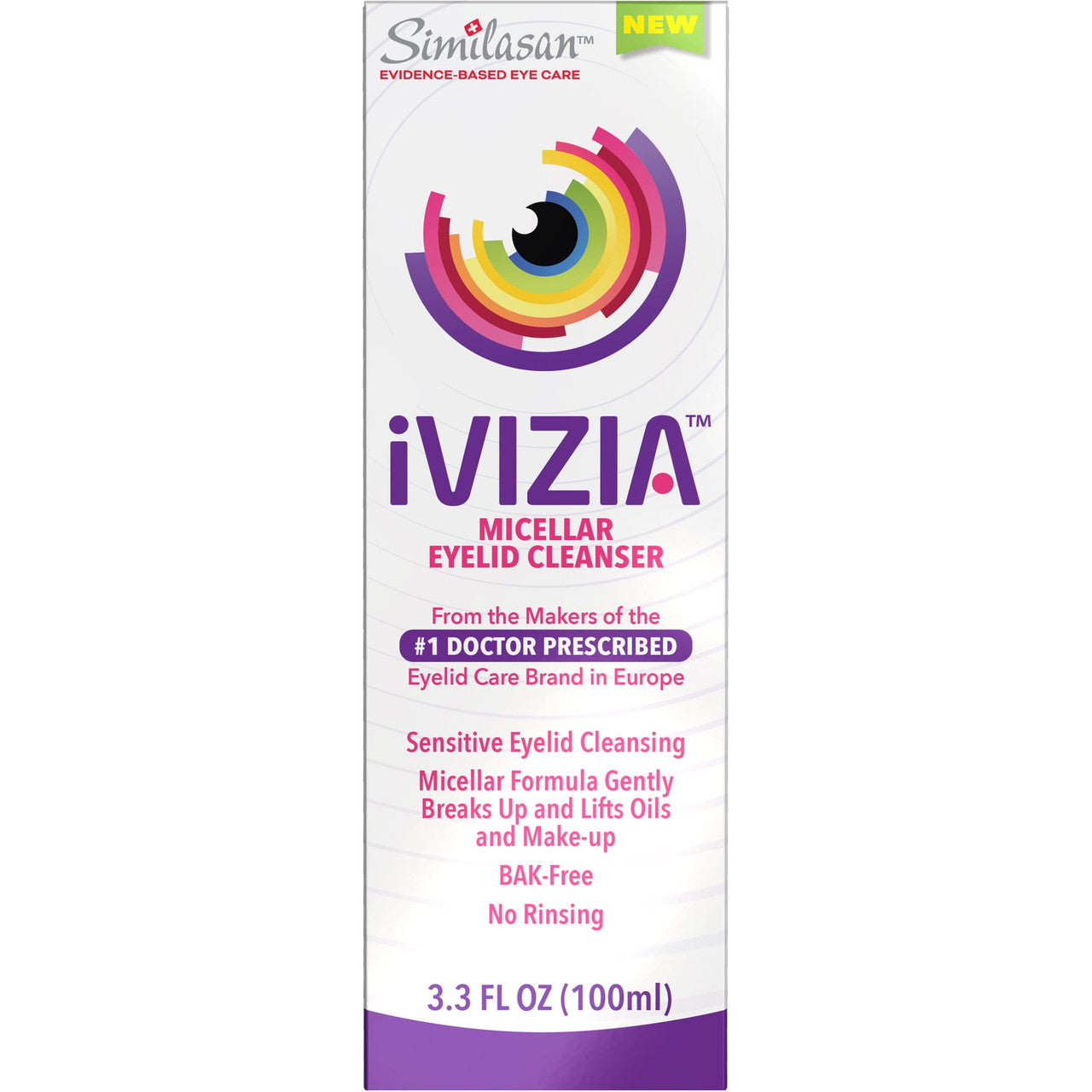 Ivizia Micellar Eyelid Cleanser, 100 Ml